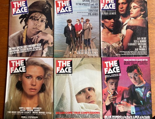 Vintage face magazines 1980 - vintage, 1980-88