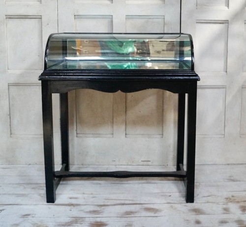 Victorian ebonised bow fronted - ebonised,