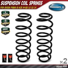 2x Coil Springs Rear Side Suspension for Skoda Fabia III NJ5 14-22 1.0 1.2 1.4 