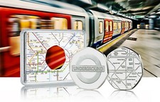 LONDON UNDERGROUND Official Silver Commemorative in Case. Subway/Tube/Train/TFL