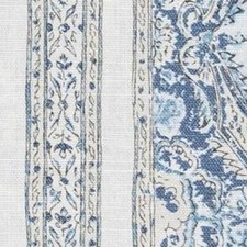 Titley and Marr - Pedana Stripe - Indigo - Large Fabric Remnant - 50cm x 130cm