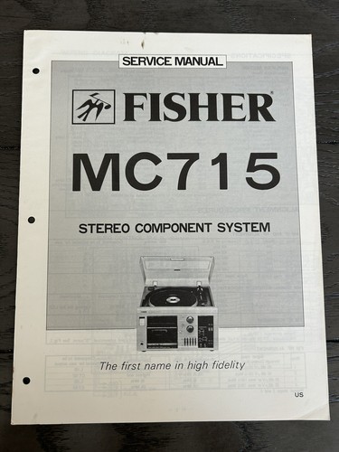 Fisher 715 stereo system - mc-715,