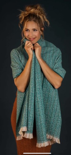 Powder nicolette scarf teal - powder,