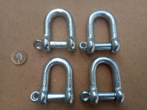 Steel shackles 1 2 - 4, x