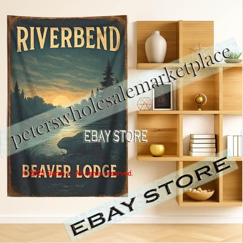 Beaver lodge cabin nature - beaver,