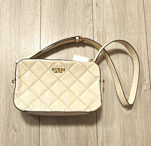 Guess small white quilted logo - guess,