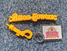 Alton towers 80s 90s keyring - alton,