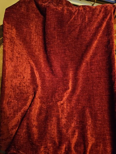 Red velvet style heavy lined - style,