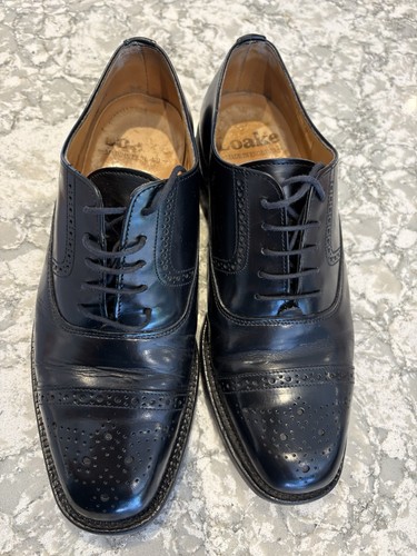 Loake brogues black leather - loake,