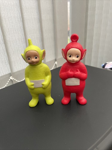 Teletubbie figures 5 - figures, inches