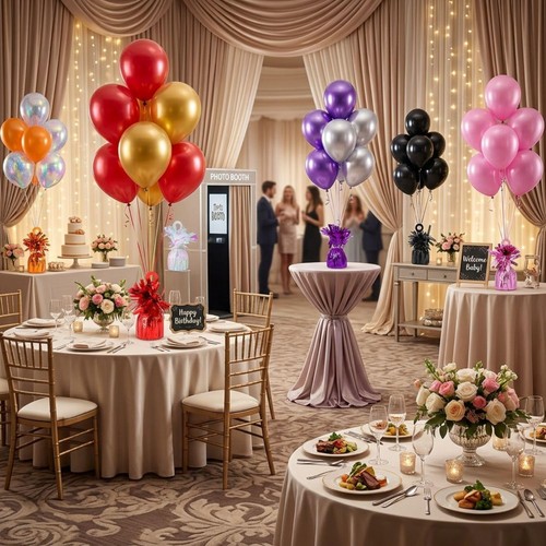 Foil helium balloon - foil, weights