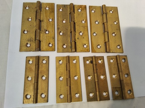 4inch brass butt hinges - brass,