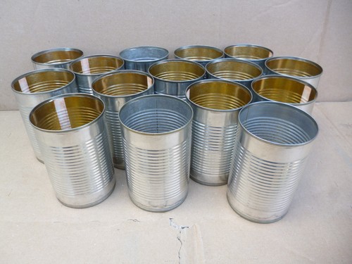 15x empty tin - tin, decorate