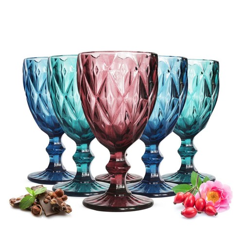 Sendez colorful wine glasses - wine,