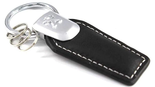 Peugeot leather key ring - key,
