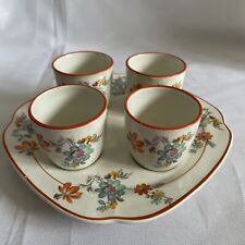 Vintage And Extremely Rare Parrot & Co Coronet Ware Consumers Oils Dipping Set