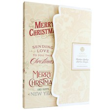 Anna Griffin Christmas Greetings Rub On Transfers 128 Embellishments in Folder