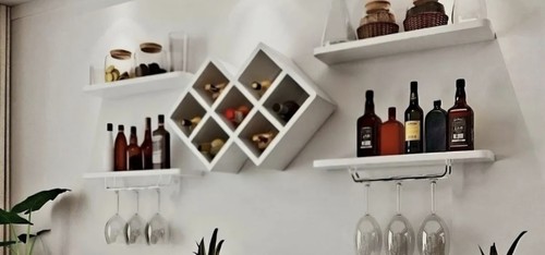 Wine racks white wall - wine,