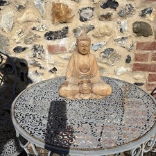 Hand carved wooden buddha - hand,
