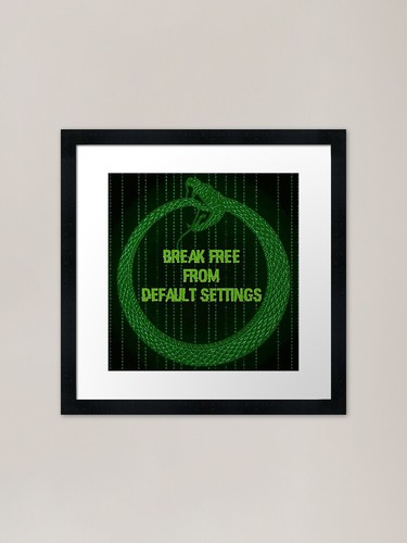 Break free from default - break,