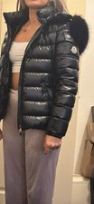 Moncler Black Fur Fringed