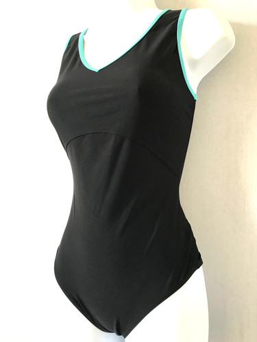 Ladies black turquoise - black,