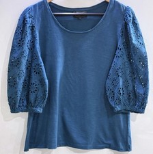 Wyse London Blue Cotton Top