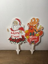 2 Vintage Plastic Outdoor