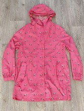 Joules UK 10 Pink Rain Coat