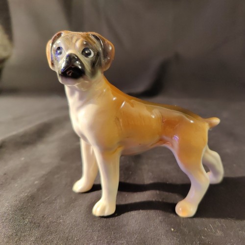 Vintage boxer dog ornament - vintage,