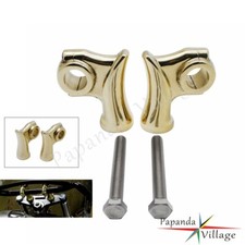 Brass handlebar riser kit - brass,