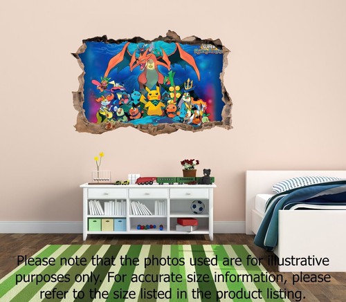 Pokémon hole wall - pokémon, sticker