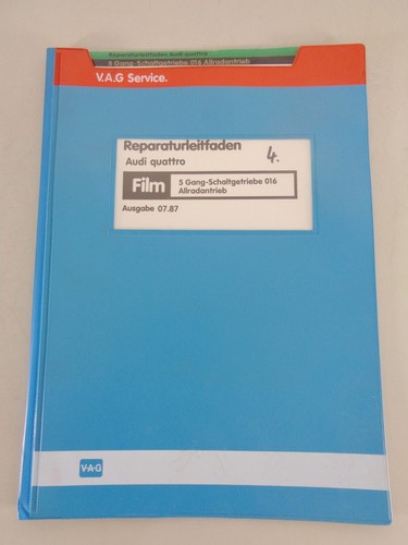 Workshop manual microfiche - workshop,