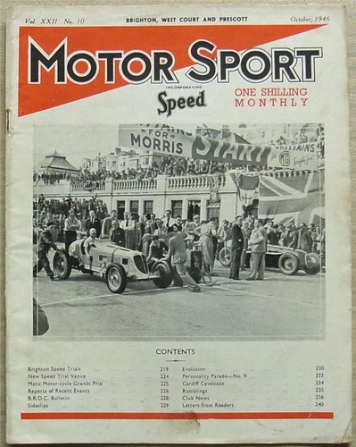 Motor sport magazine oct 1946 - sport,