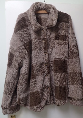 Brown soft and - soft, chequered