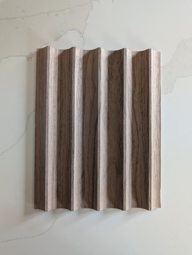 Panel inc fluted walnut - -,