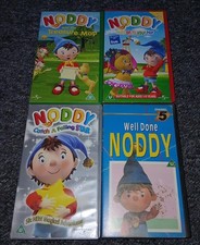 4x Noddy VHS Video Tapes