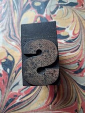 Wooden Letterpress Printers Block Type 5.1cm High Of A Lower Case Letter S