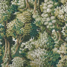 Vintage Green Floral Tapestry