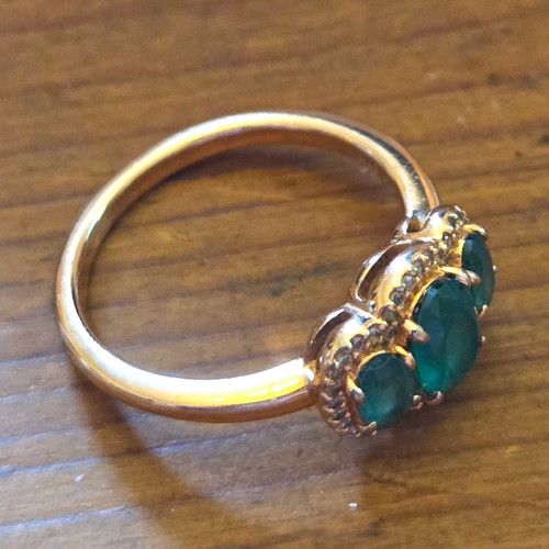 Rose gold plated pandora ring - gold,