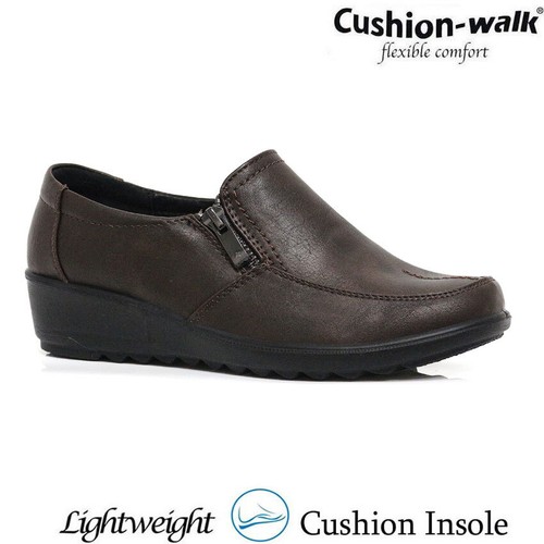 Ladies zip fastening cushioned - fastening,