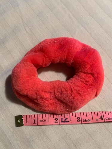 Rose sheared mink scrunchie - sheared,