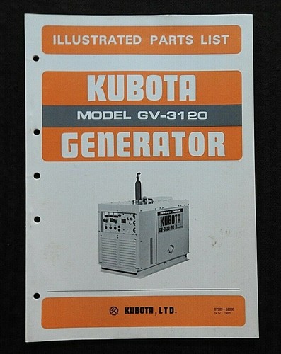 Genuine kubota model - kubota, gv-3120