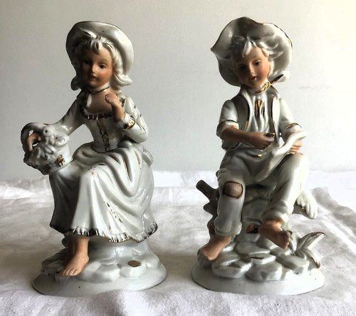Vintage pair capodimonte - pair, of