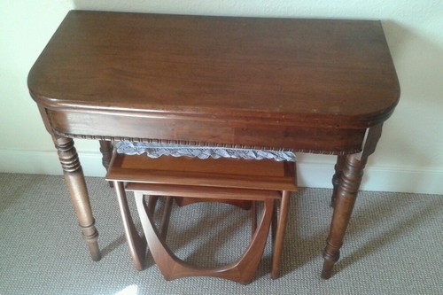 Antique mahogany breakfast