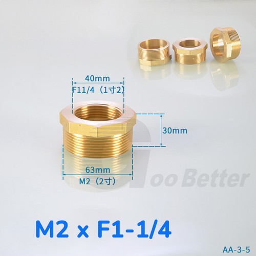 Bsp male female brass - male,