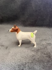Beswick Jack Russell Terrier Porcelain Dog Figurine. Original Vintage Sticker