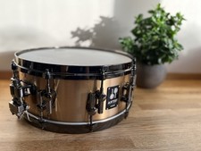 Sonor Artist Bronze Cast 14x6 Snare Drum Die Cast Dual Glide Remo Heads