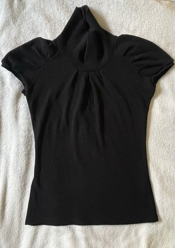 Zara women black ribbed - black,