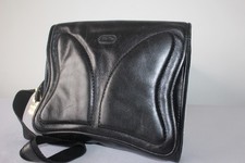 Folli Follie Black Leather Crossbody Bag Metal Butterfly Charm